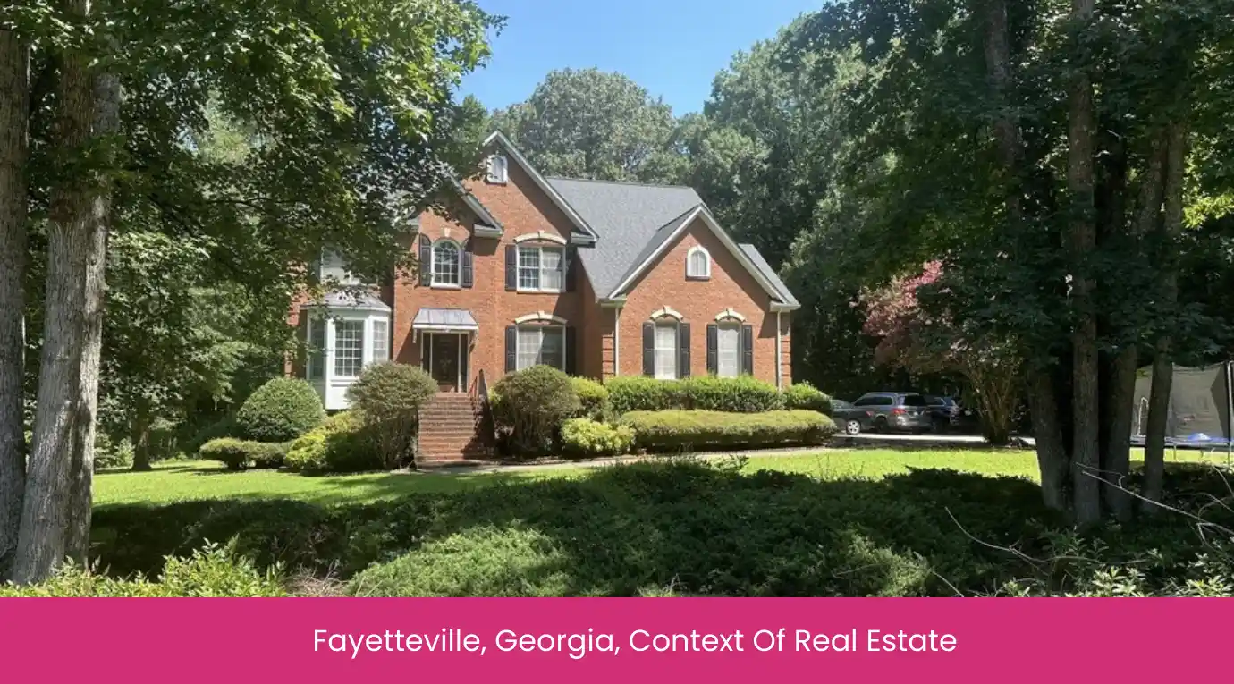 Fayetteville, Georgia, Context Of Real Estate