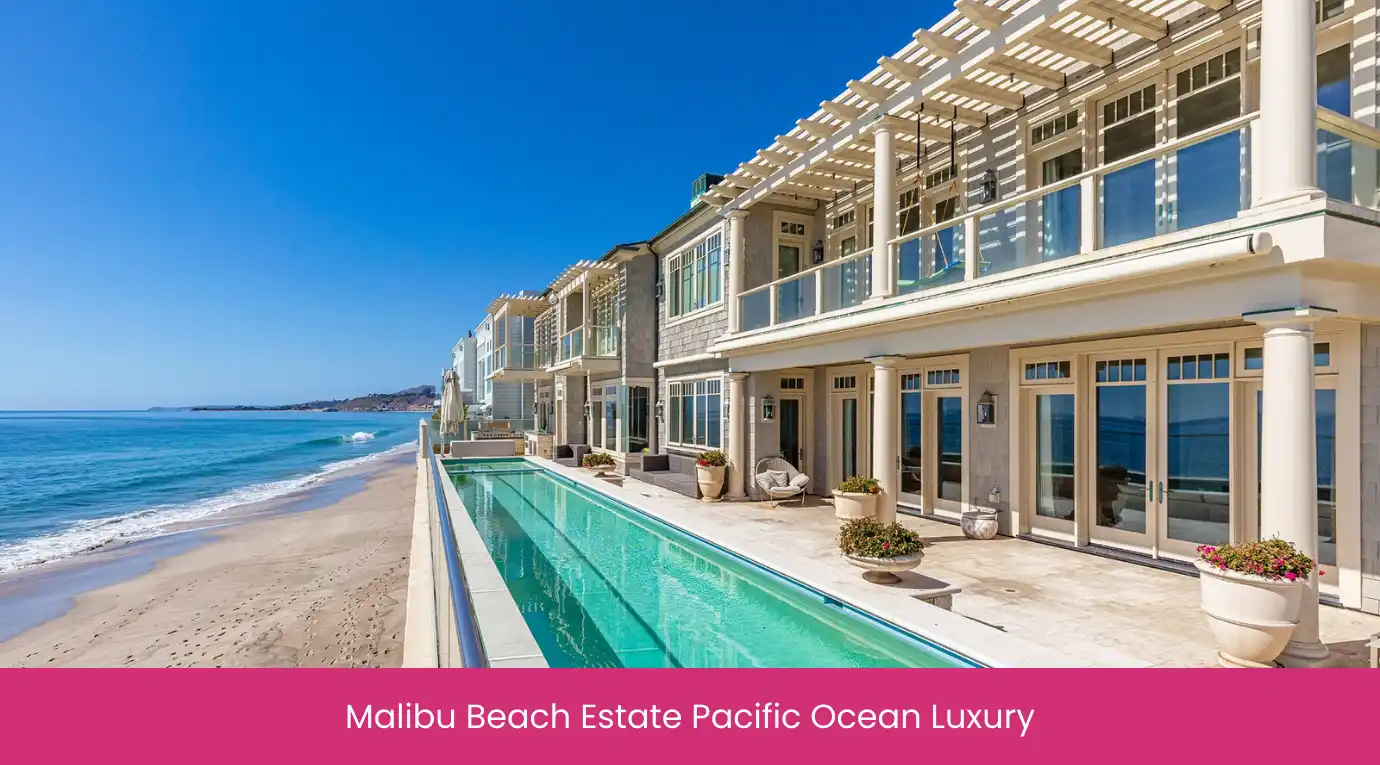 Malibu Beach Estate Pacific Ocean Luxury