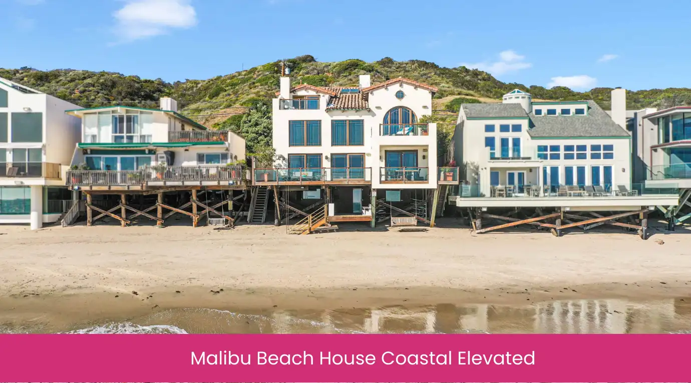 Malibu Beach House Coastal Elevated