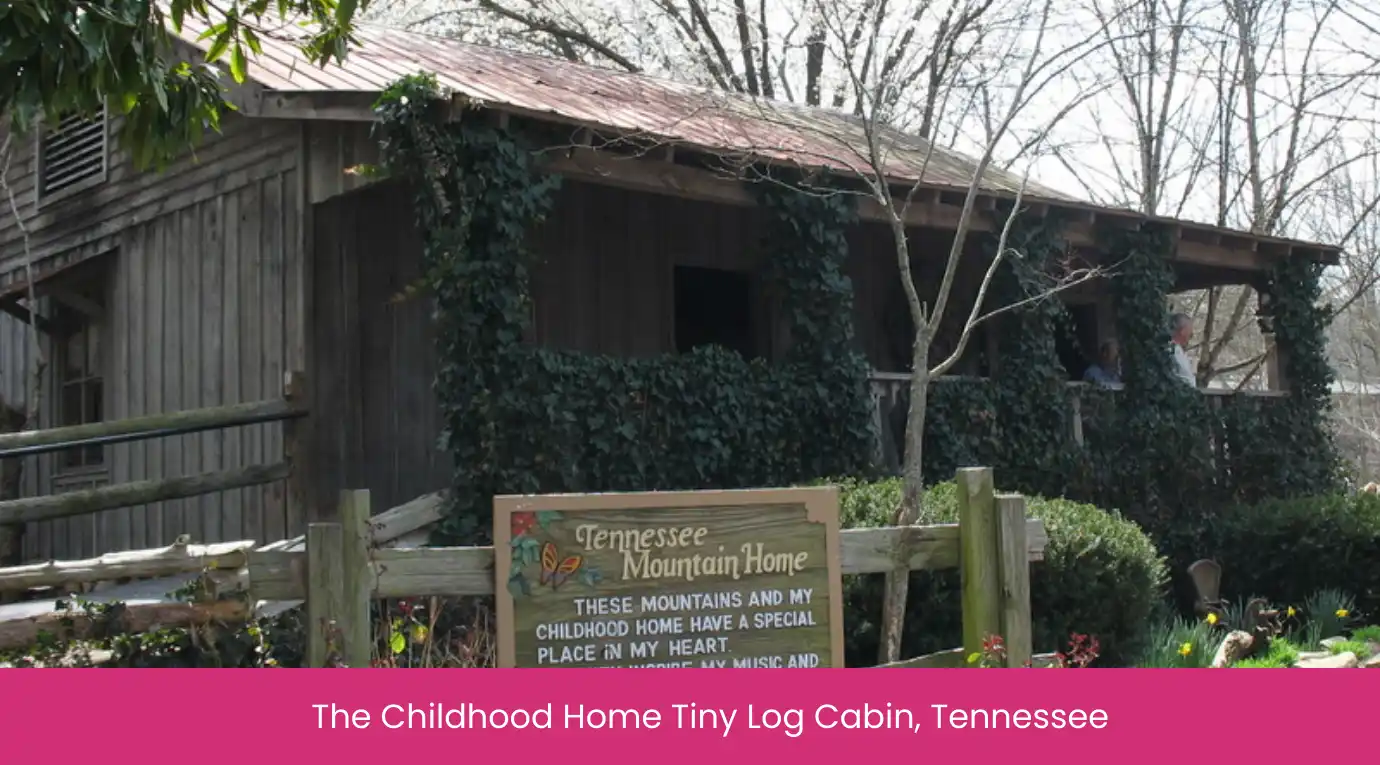 The Childhood Home Tiny Log Cabin, Tennessee
