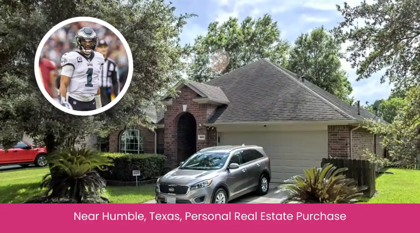 Jalen Hurts House Near Humble, Texas, Personal Real Estate Purchase